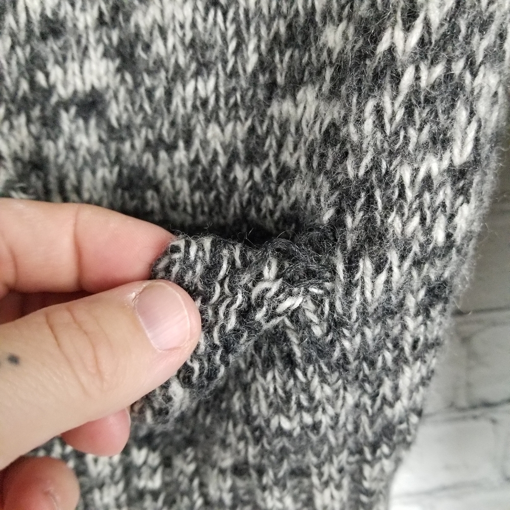 TNA | 100% lambswool knit full zip sweater jacket - Picture 5 of 8